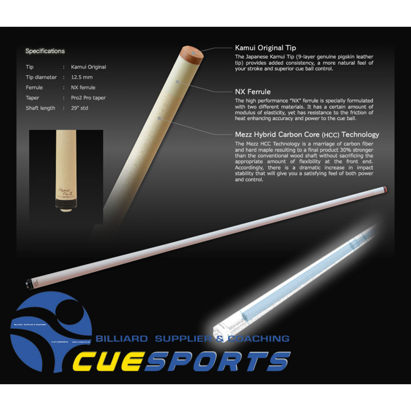 Mezz Hybrid Pro 2 shaft Custom Joint