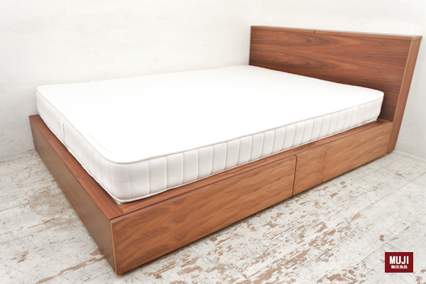無印良品 超高密度増量タイプ 収納ベッド ダブル 買取のアドア東京