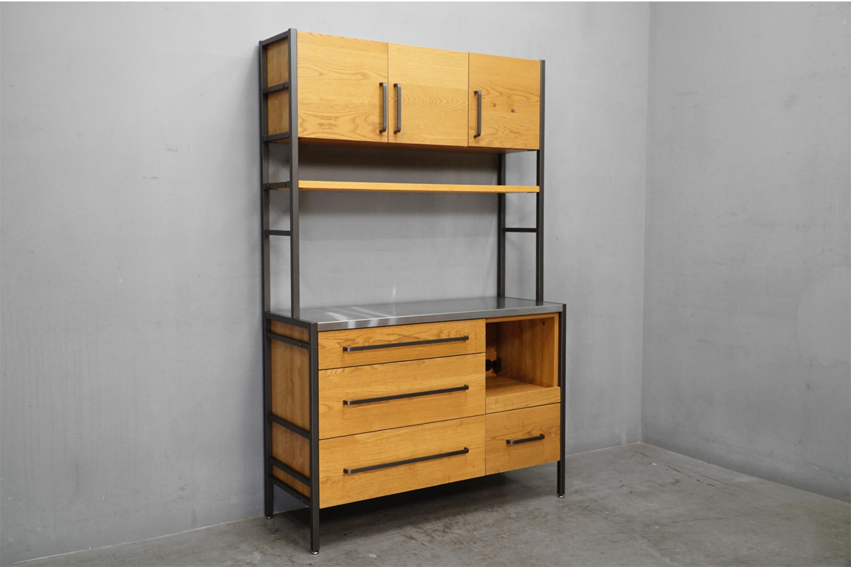 unico(ウニコ) HOXTON(ホクストン) キャビネット W1600高価買取-アドア