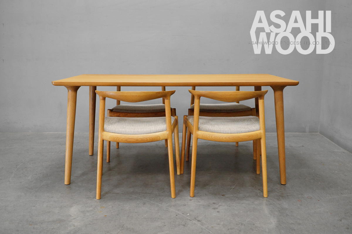 朝日木材加工 BRIDGE ダイニングセット 買取｜木の温もりを感じる人気