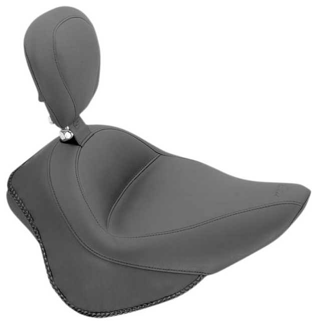 VINTAGE STYLE WIDE ソロシート バックレスト付き - Mustang