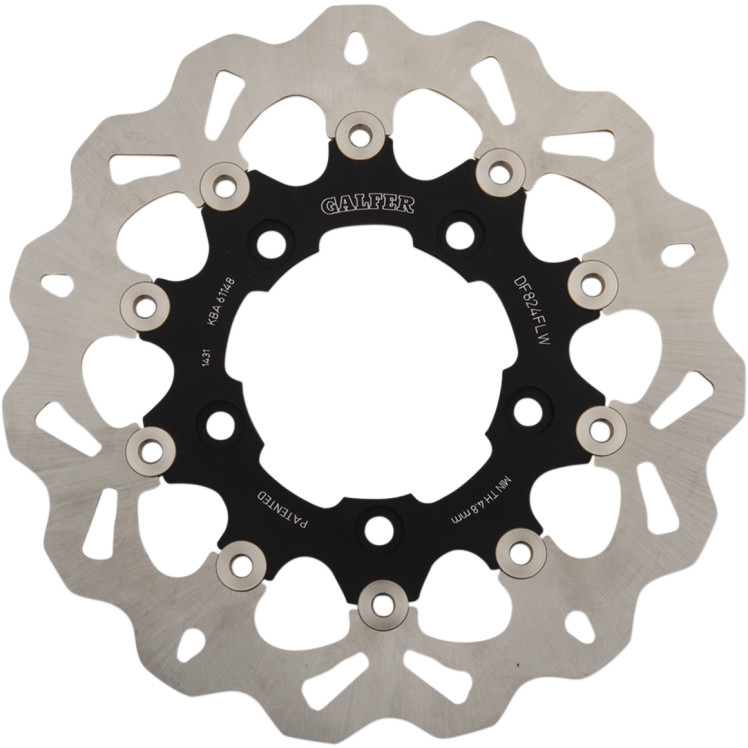 WAVE フローティングブレーキローター ブラック - GBRAKES | アンバー