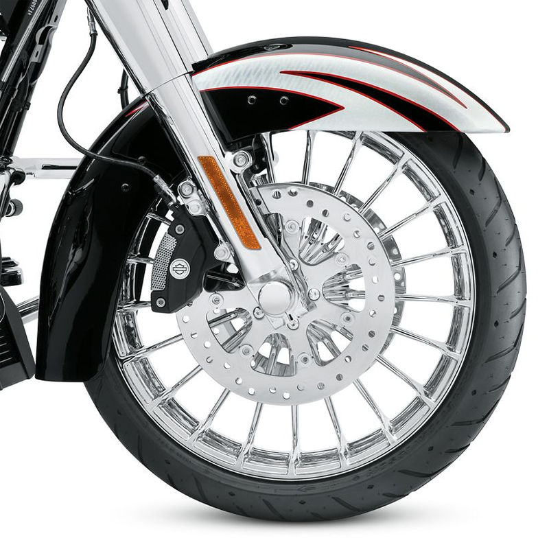 タービン カスタムホイール ミラークローム - Harley Davidson
