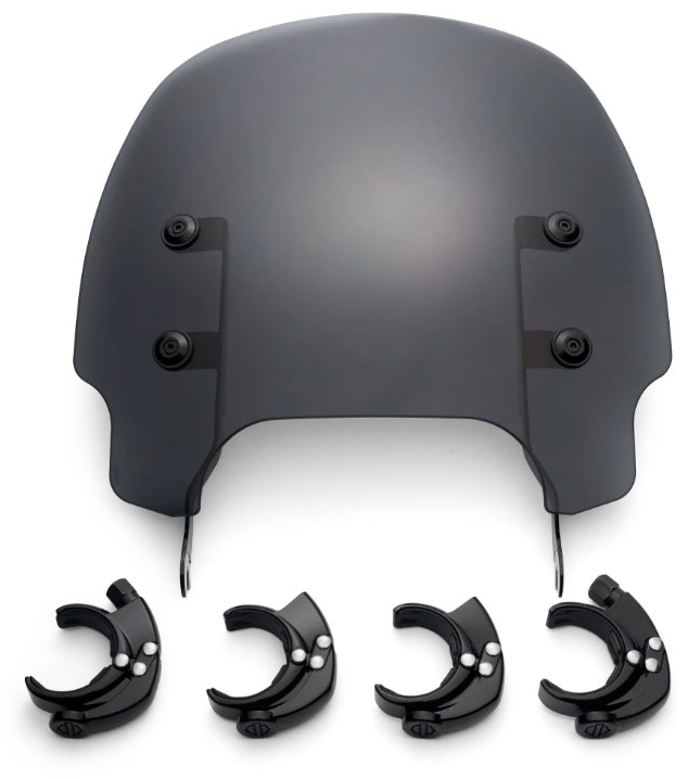 クイックリリース コンパクト ウインドシールド - Harley Davidson