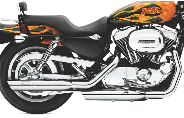 スクリーミンイーグル・スリップオンマフラー/スポーツスター