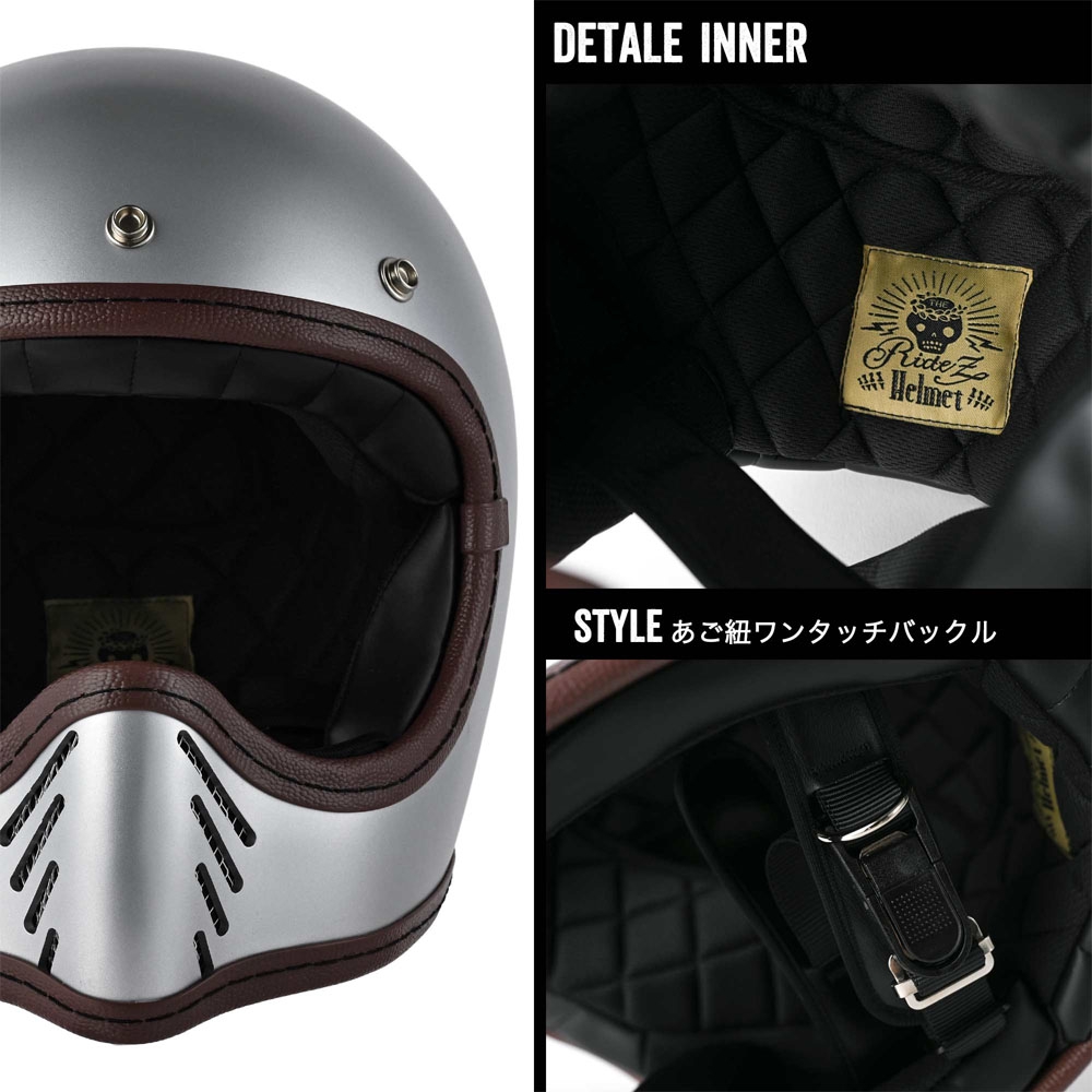 TRIPLE CROSS フルフェイスヘルメット BLACK - RIDEZ | アンバーピース