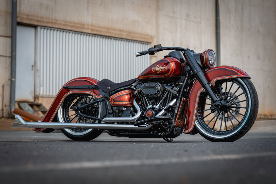 ミルウォーキーエイトソフテイルでチカーノスタイルにカスタムする際の