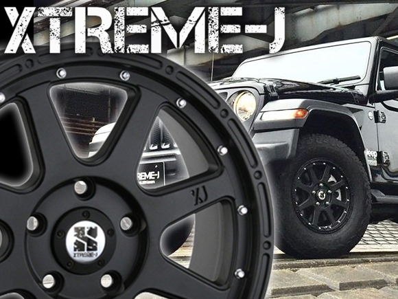 JLラングラー用 ホイール＆タイヤ1台分セット(エクストリーム ジェイ