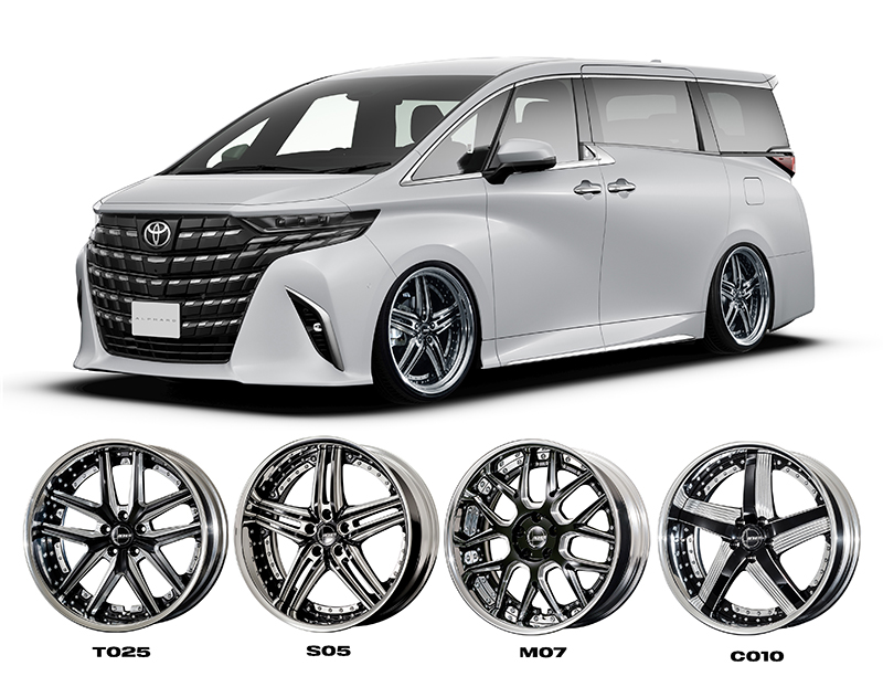 新型40系アルファード＆ヴェルファイア用 ホイール人気サイズ