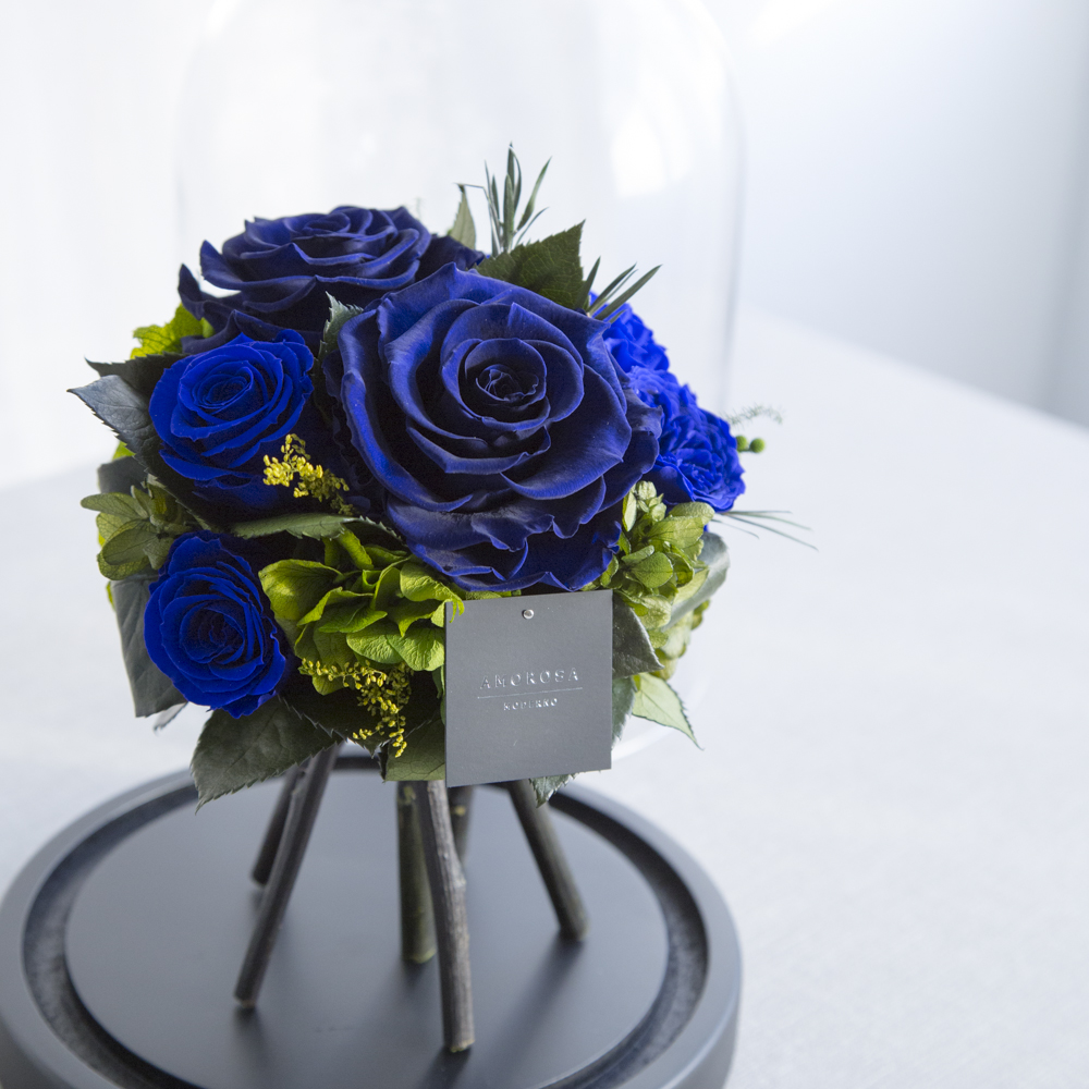 アドラブル(L)/エクセレントブルー （プリザーブドフラワー） | 最高級