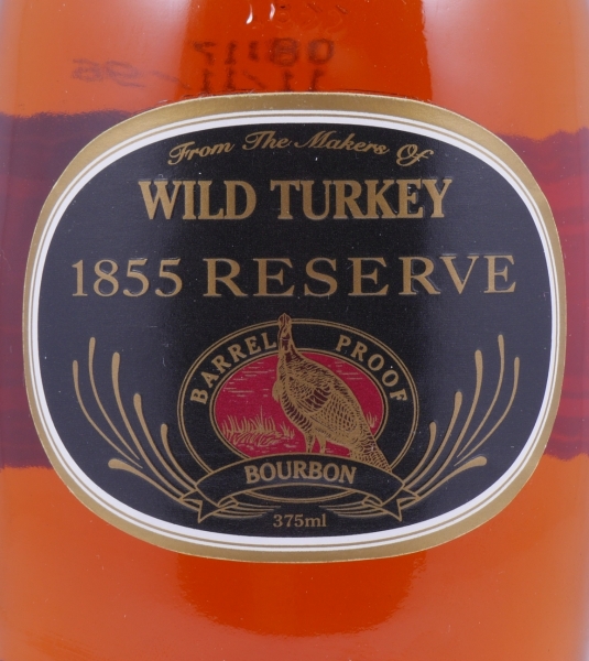 Wild Turkey 1855 Reserve Batch No. W-T-01-96 Bourbon Whiskey 54.4%