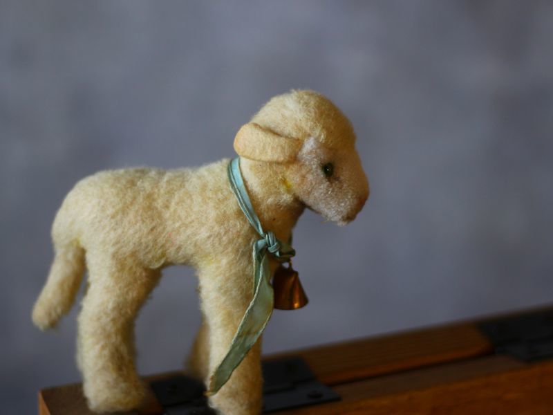 ビンテージ シュタイフ Lamby 羊 14cm d8da1afce60944f29583c295bf42f1