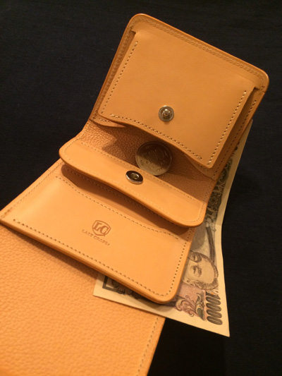 LAST CROPS （ラストクロップス） CASCADE 三つ折り財布 NATURAL