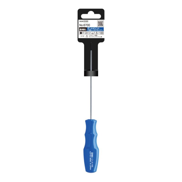 ボールポイント六角レンチドライバー H1.5×100 | ANEXブランドの