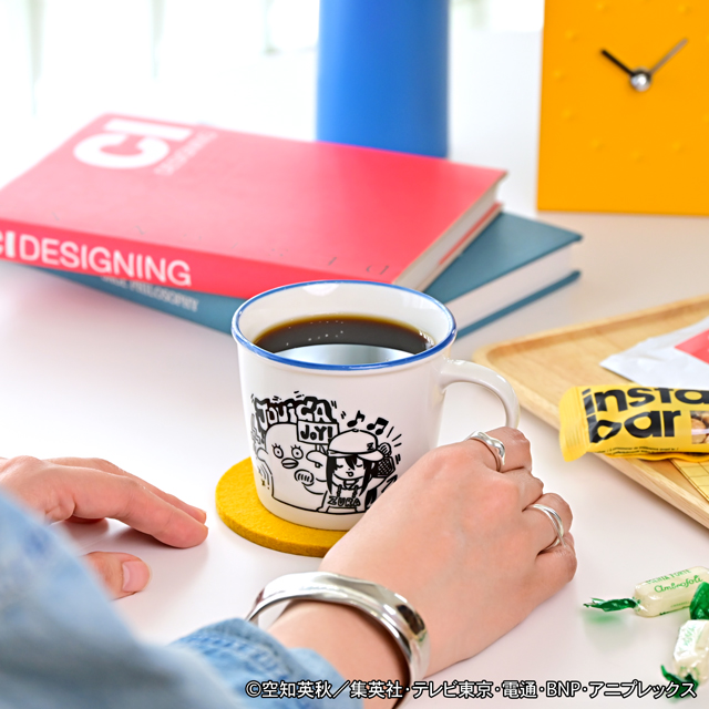 銀魂｜ホーロー風マグカップ（桂とエリザベス）