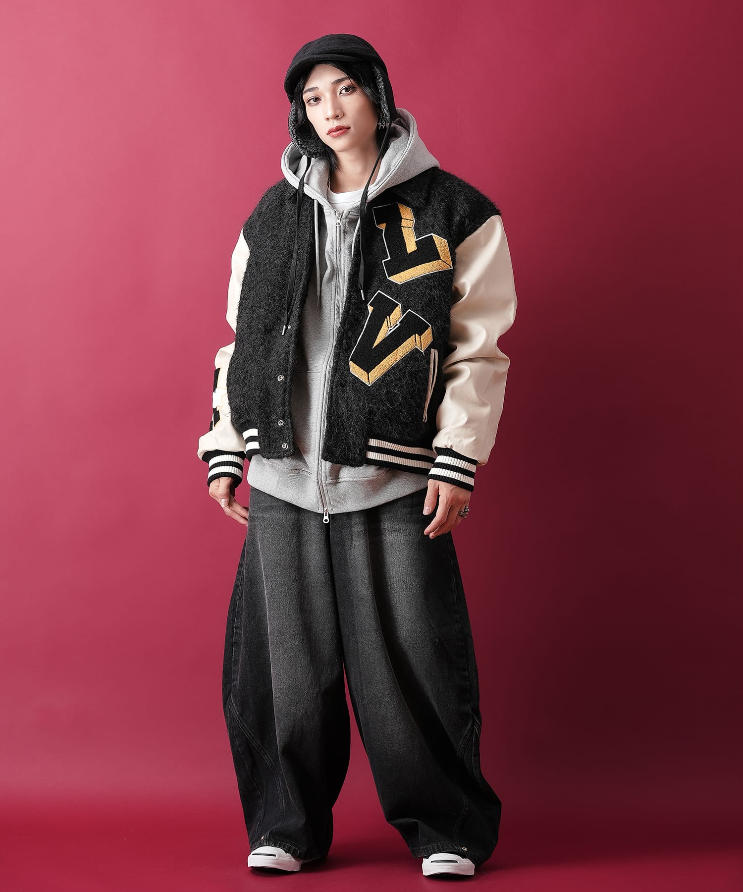 fano studios ロゴ入りスタジャン 【公式通販】