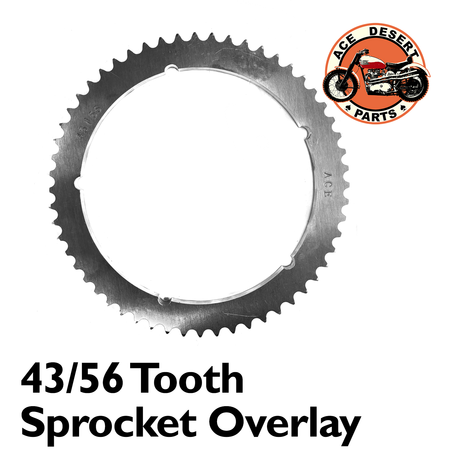 Overlay 43/56 Tooth Sprocket - Ace Classics