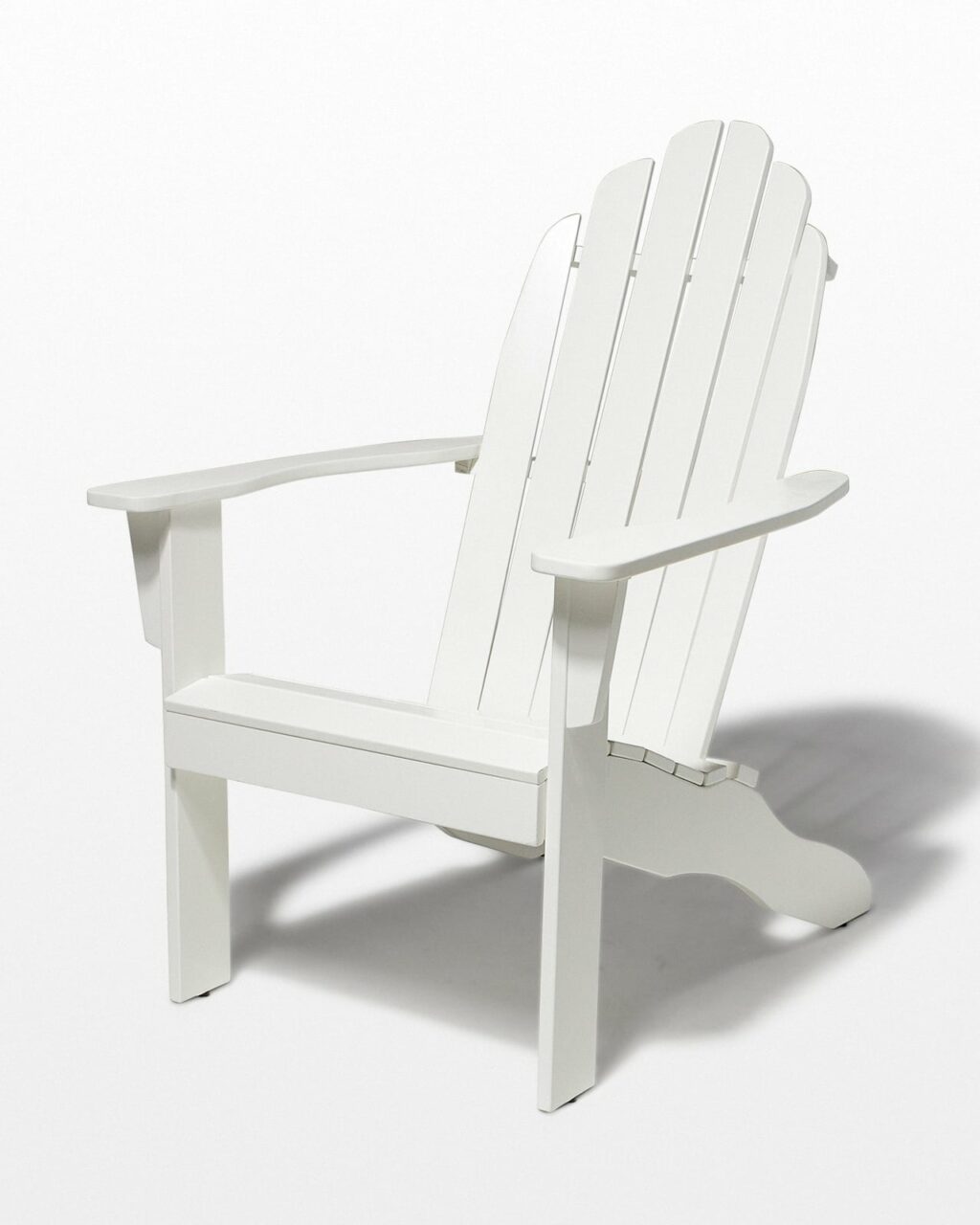 CH481 Newport White Adirondack Chair Prop Rental - ACME Brooklyn