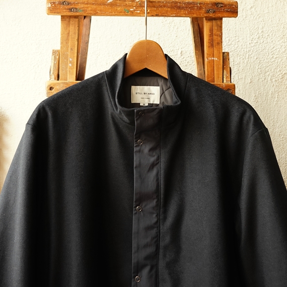 STILL BY HAND シンサレート入り・フリースライクブルゾン（BL03204