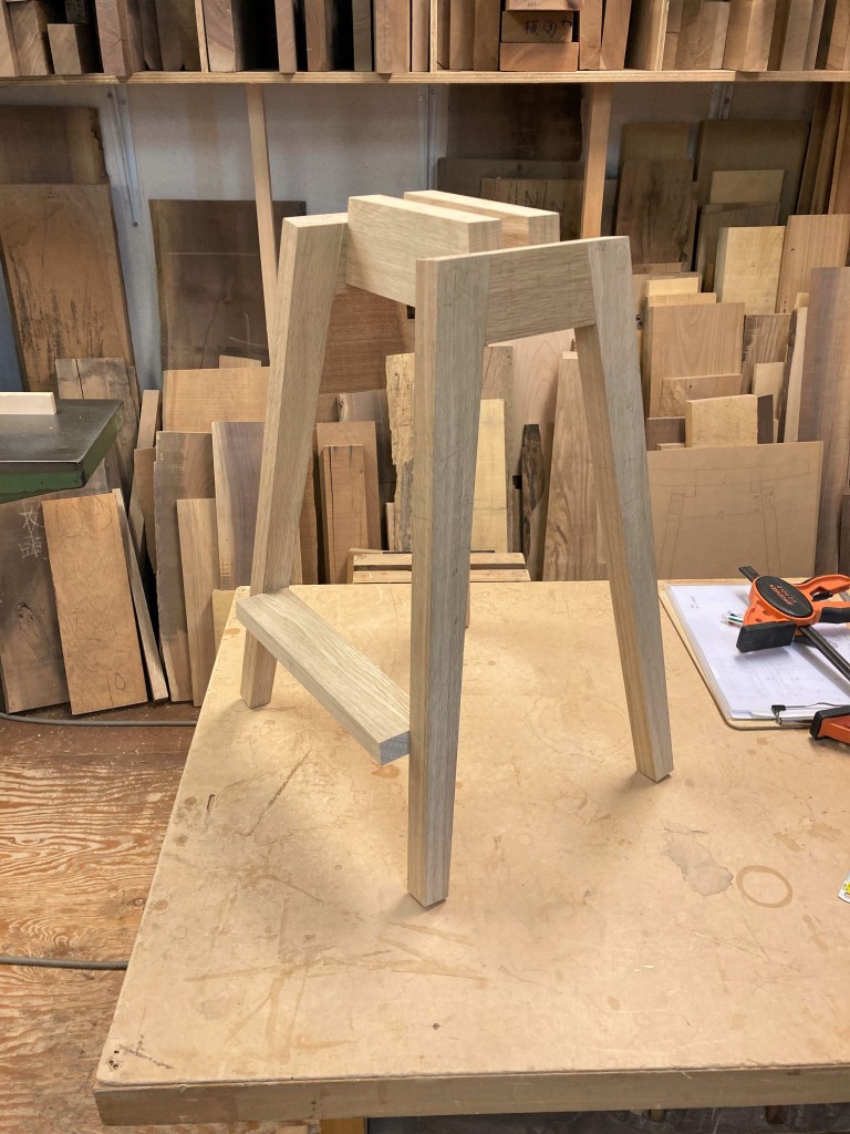 オーダーメイド家具 ハイスツール【ナラ】無垢材|オーダーメイド家具