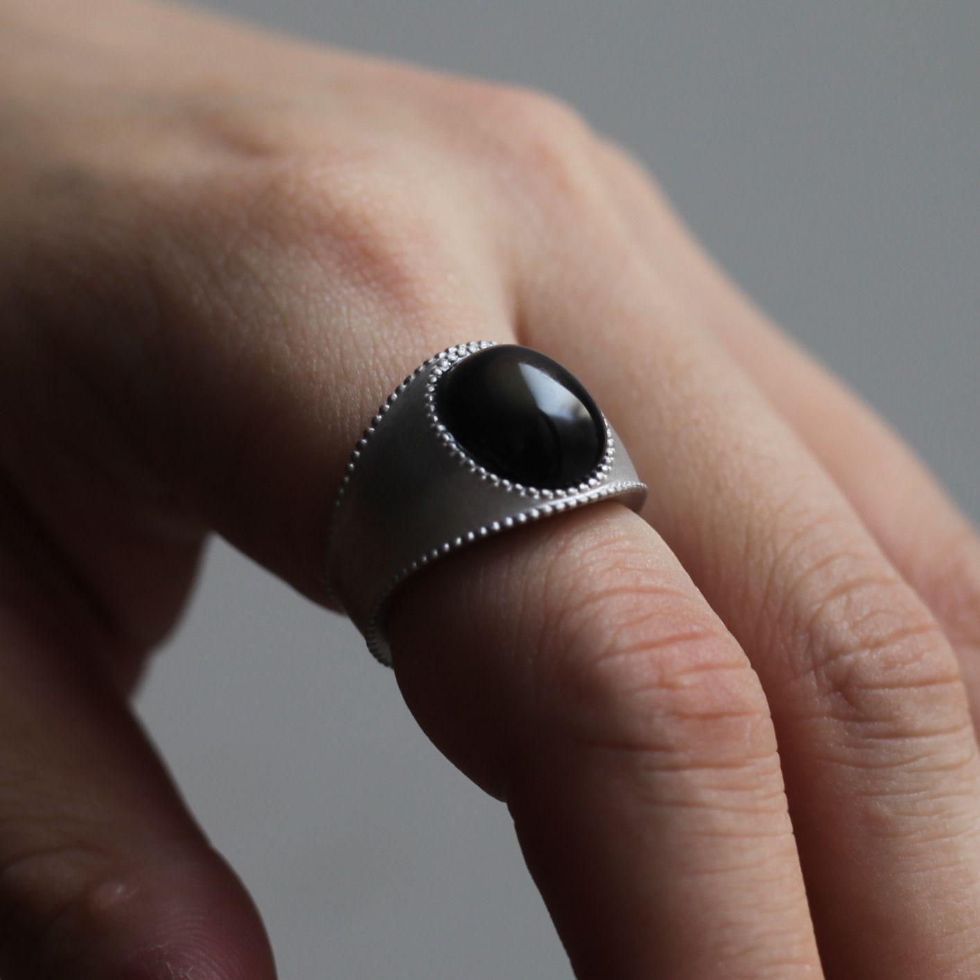 SOSHIOTSUKI - 【お取り寄せ注文可能】Signet Ring(艶消し加工