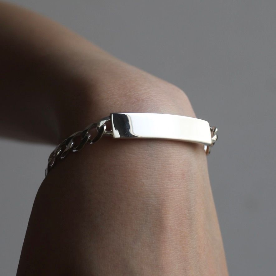 Garden of Eden - 【お取り寄せ注文可能】ID Bracelet_XL(SILVER