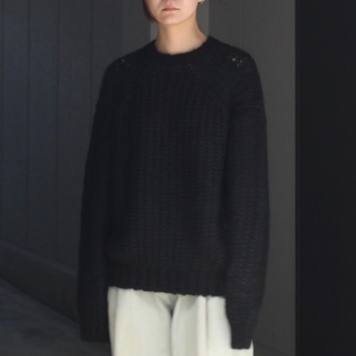 YOKE - 【残り一点】Mohair Silk Big Rib Crewneck | ACRMTSM ONLINE STORE