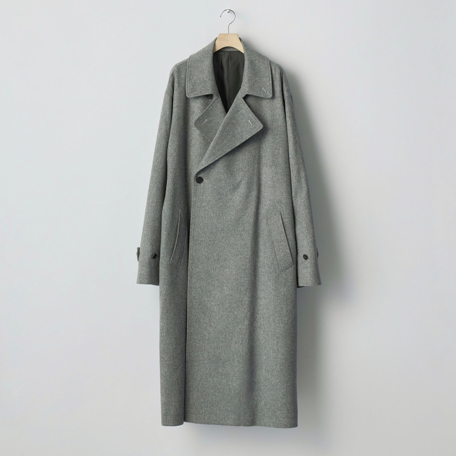 ssstein - 【残りわずか】Oversized Double Breasted Coat(W/CA/NY