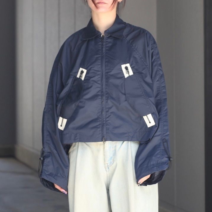 my beautiful landlet - 【残り一点】ナイロンタフタショートジップ