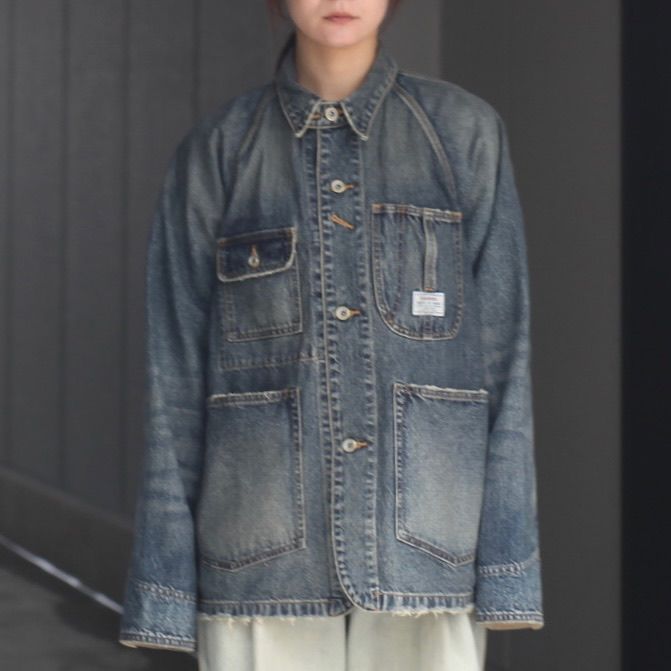 DAIRIKU - 【残り一点】Vintage Wash D-Sleeve Cover All | ACRMTSM