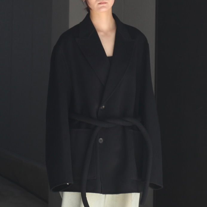 ssstein - 【残り一点】Wool/Cashmere Reversible Peak Lapel Jacket