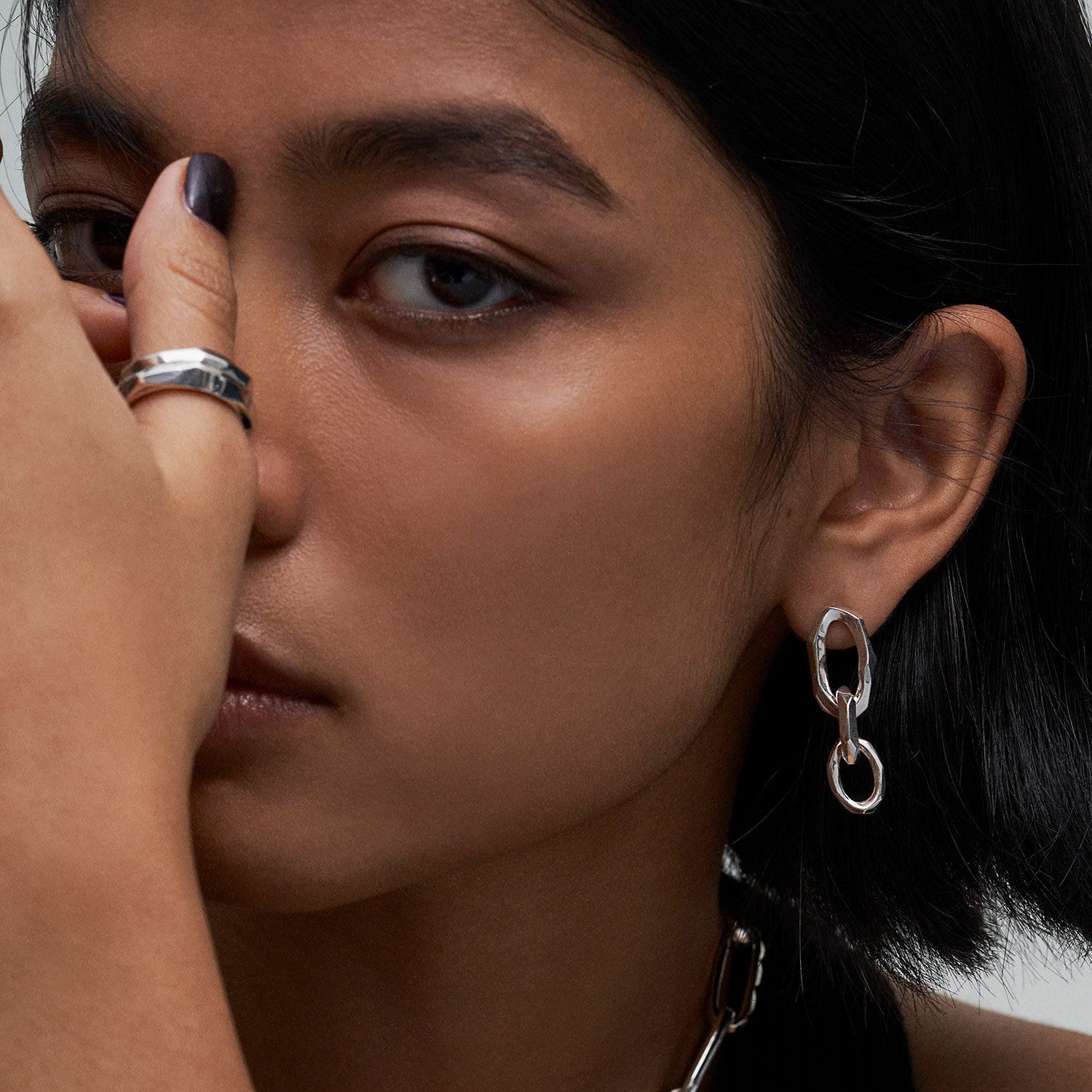 GARNI - 【お取り寄せ注文可能】Crockery Mix Chain Pierce | ACRMTSM