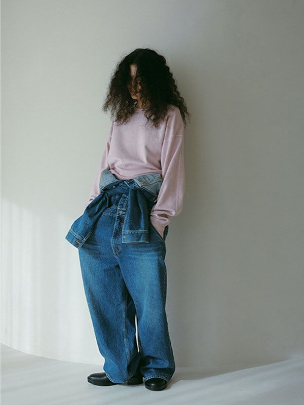 ETRE TOKYO - カットオフネックデニムオールインワン - BLUE | ADDICT