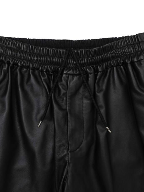UNIVERSAL PRODUCTS - シープ レザーショーツ - LEATHER EASY SHORTS