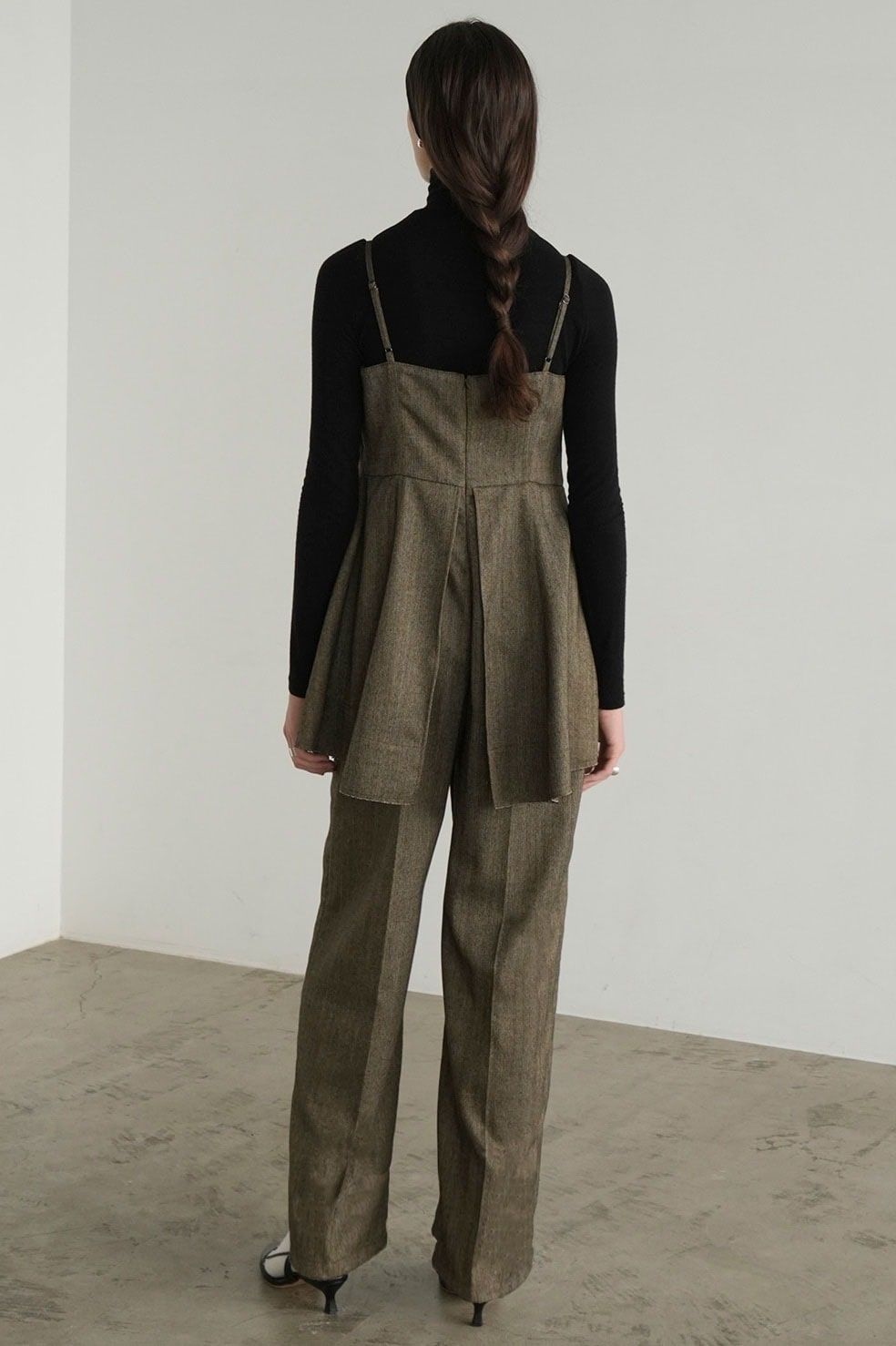 CLANE - ドッキング オールインワン - PEPLUM BUSTIER ALL IN ONE