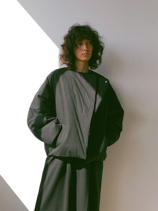 ETRE TOKYO - パディングショートブルゾン - BLACK | ADDICT WEB SHOP