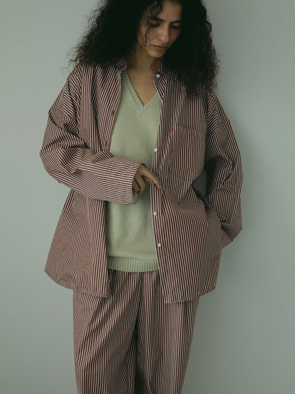 ETRE TOKYO - オーバーサイズボックスシャツ - BROWN | ADDICT WEB SHOP