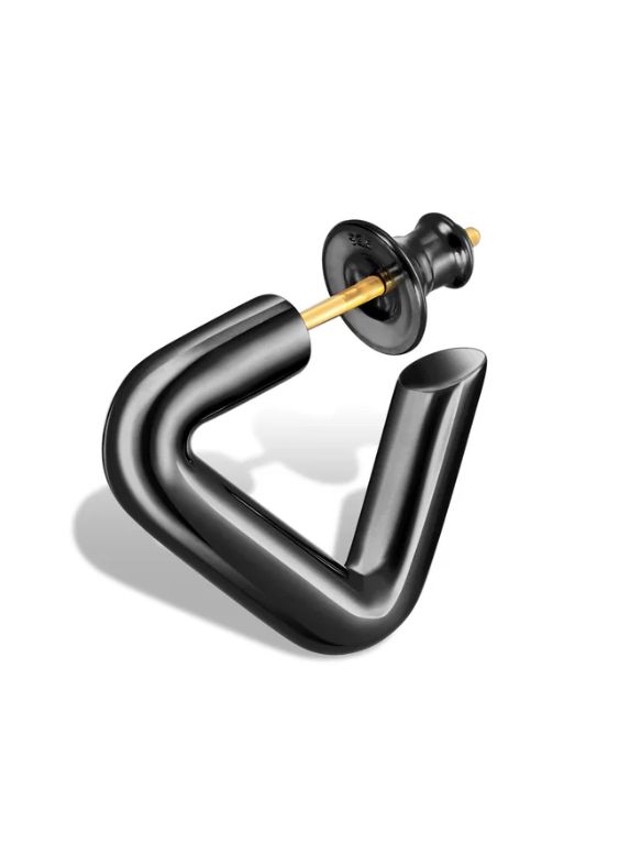 CAREERING - 【両耳用】TRIANGLE 701 BLACK トライアングル ピアス