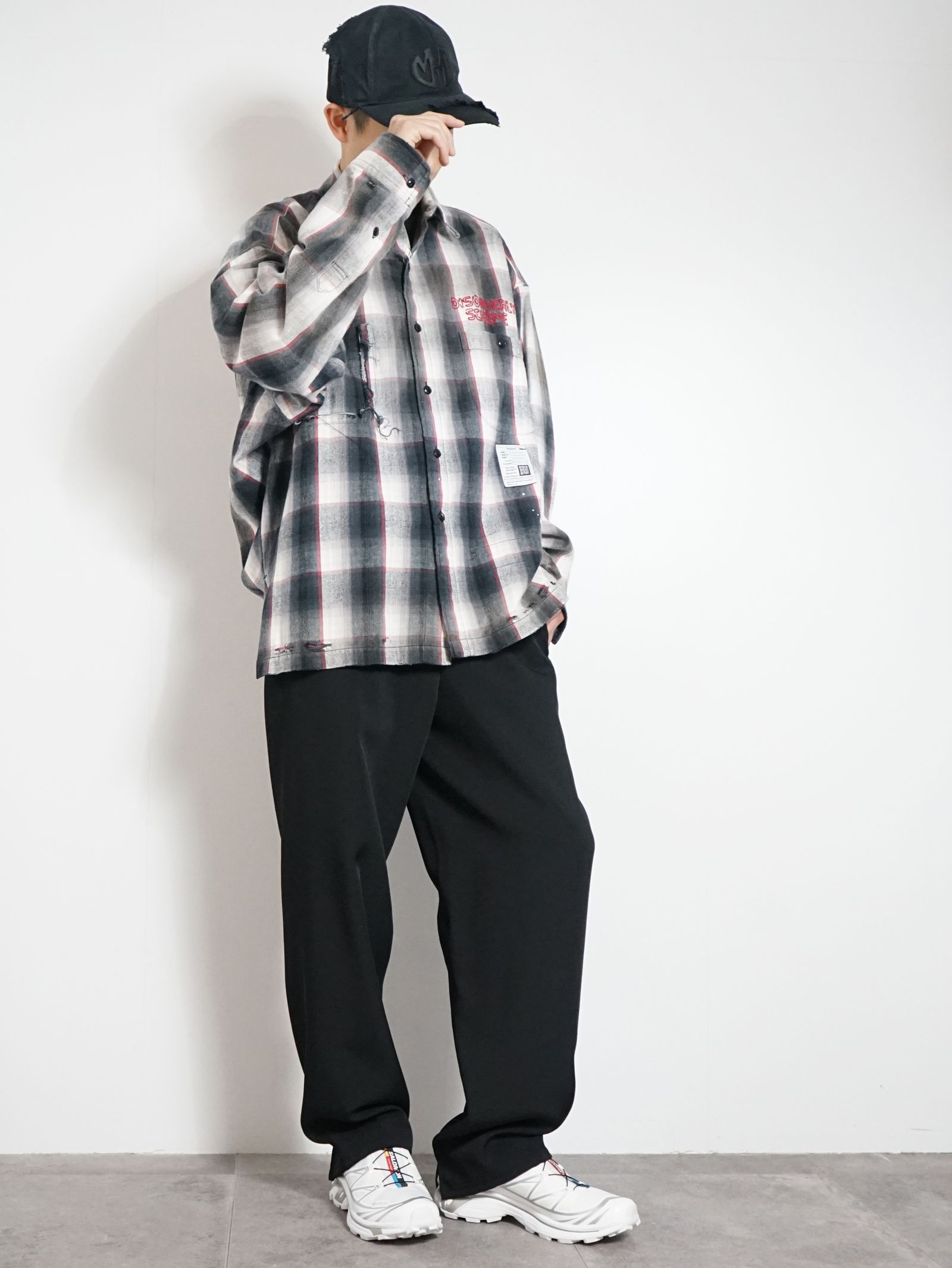 Maison MIHARA YASUHIRO - ヴィンテージライクチェックシャツ