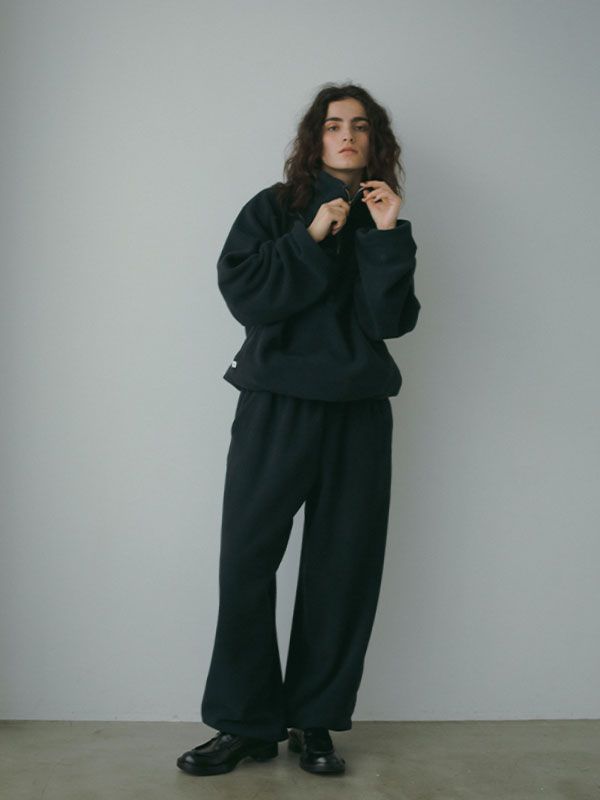 ETRE TOKYO - ドロストヘムエコフリースハーフジッププルオーバー