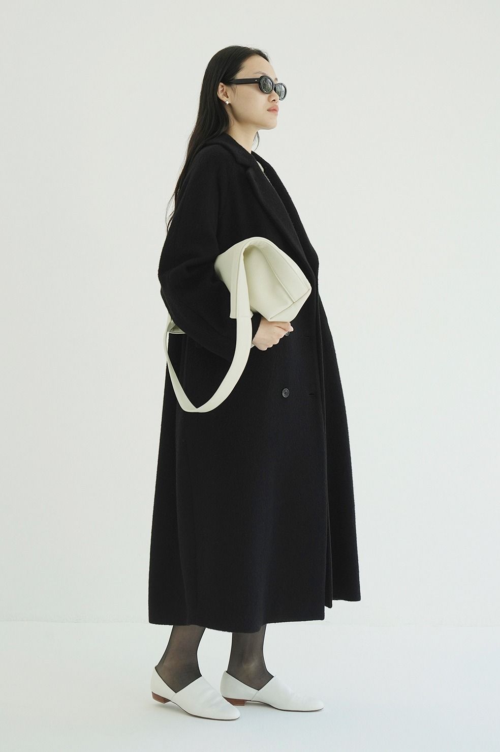 CLANE - 【25AW】 ダブルウールロングコート - DOUBLE WOOL LONG COAT