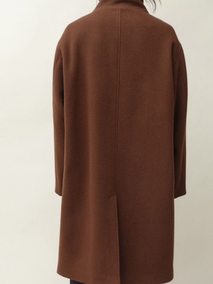 UNIVERSAL PRODUCTS - ウールスタンドカラーコート - WOOL STAND