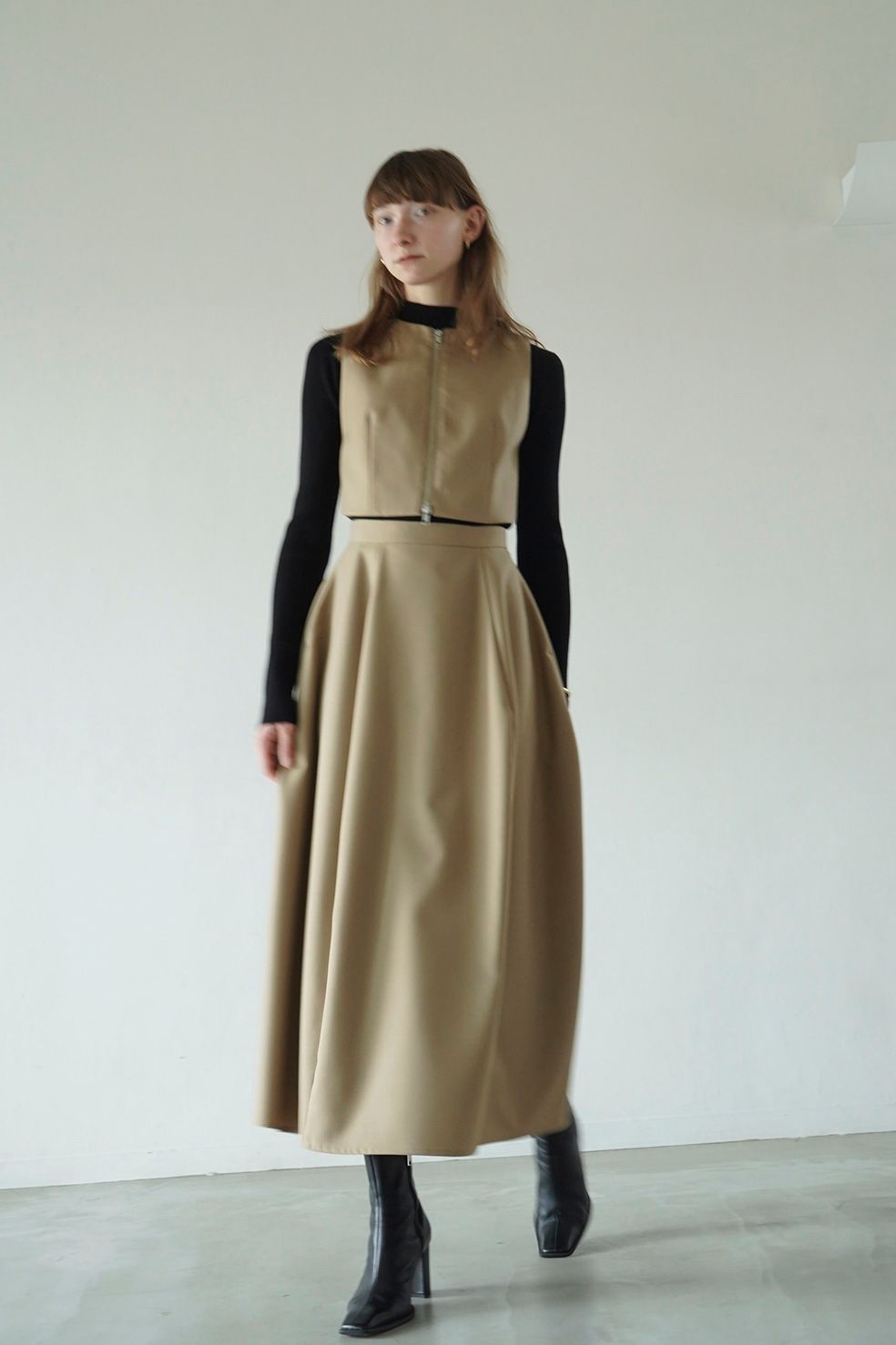 CLANE - スリーウェイ ジップ セット ワンピース - 3WAY ZIP SET