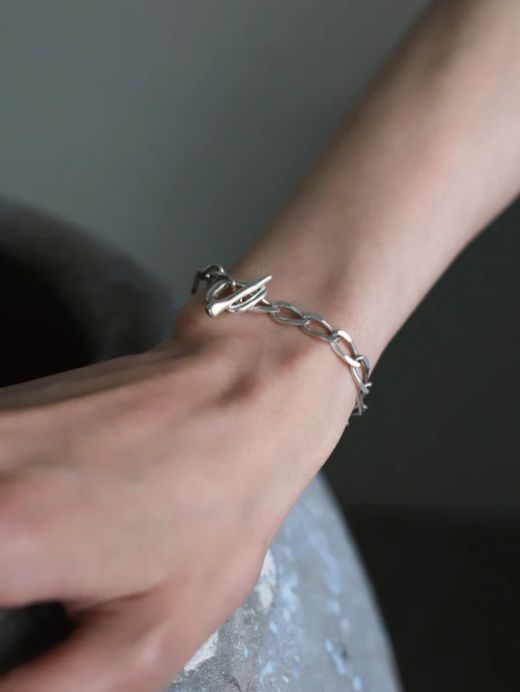 TEN. - ムードフープブレスレット SV シルバー 全長 18cm SMALL