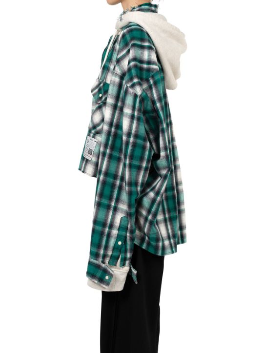 Maison MIHARA YASUHIRO - 【レディース】フードコンバインドチェック