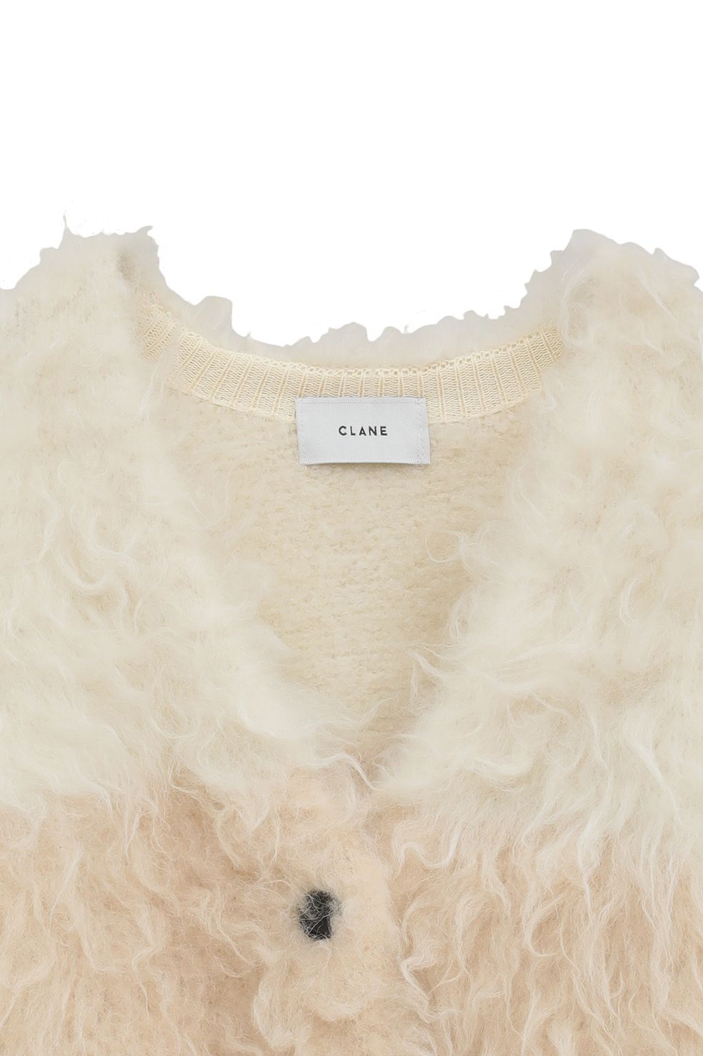 CLANE - シャギーニットカーディガン - BI COLOR SHAGGY KNIT CARDIGAN