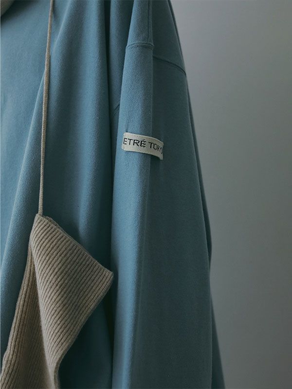 ETRE TOKYO - カットオフカフスロンTee (BLUE) | ADDICT WEB SHOP