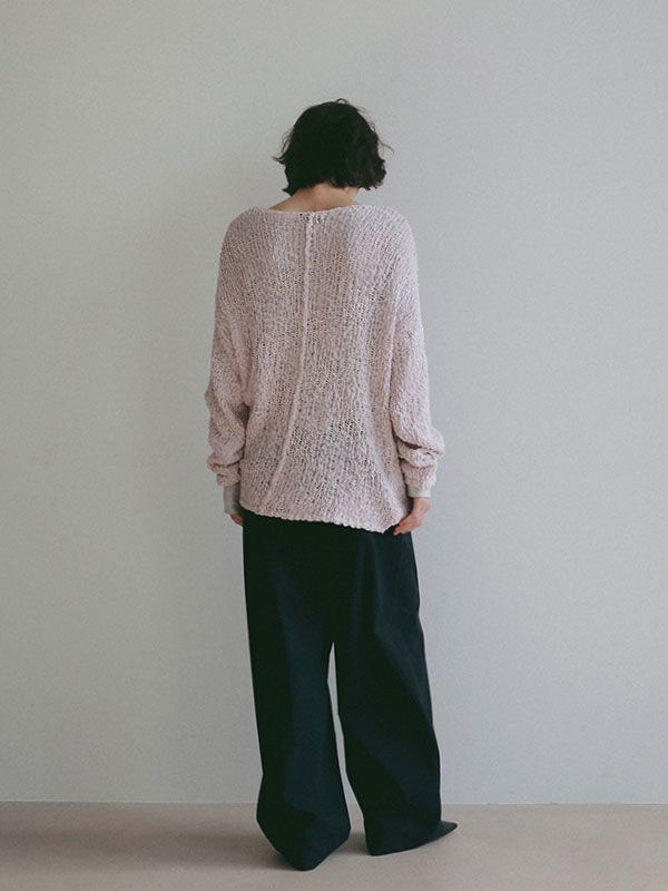 ETRE TOKYO - スラブヤーンローゲージニットプルオーバー (PINK