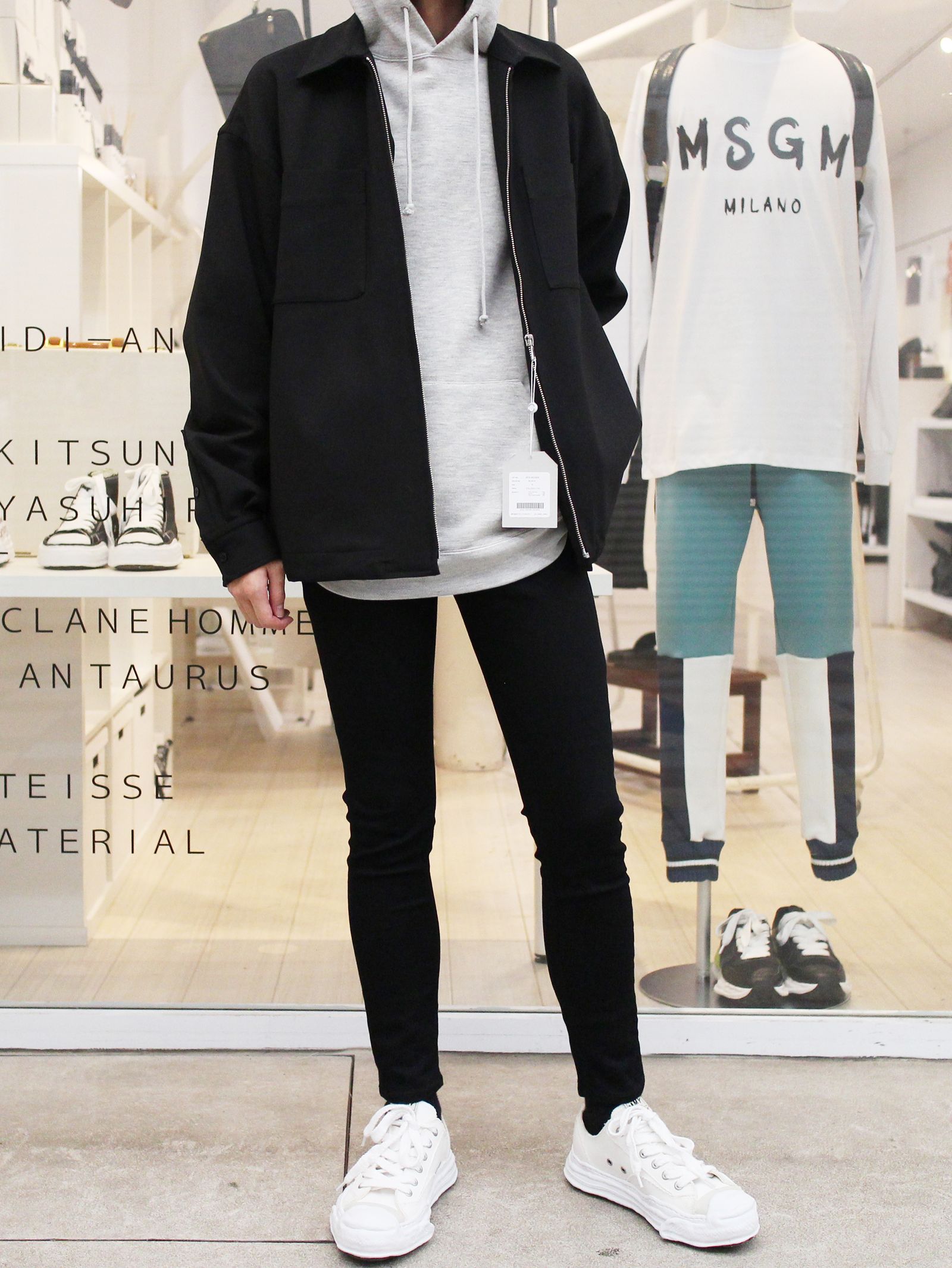 UNIVERSAL PRODUCTS - ダブルクロスフロントジップブルゾン - DOUBLE