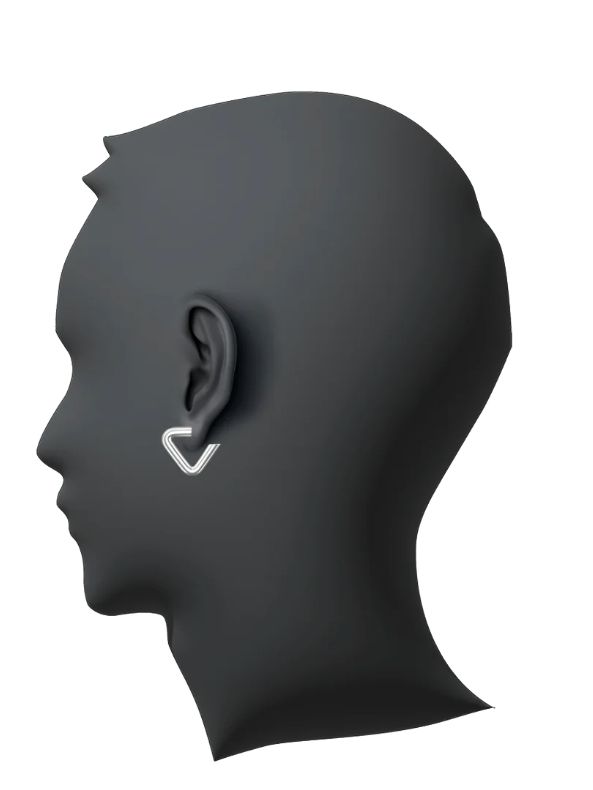 CAREERING - 【両耳用】 TRIANGLE 701 (SV) トライアングル ピアス